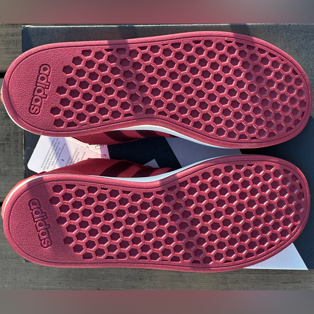 Adidas Grand Court 00s Red Low Casual Sneaker Unisex Youth GS 4Y | 5Y | 6Y NEW - Picture 8 of 8